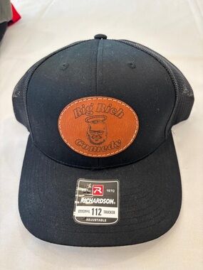 Big Rich Brock Comedy Richardson 112 Trucker Hat Black Mesh Cap #EB05
